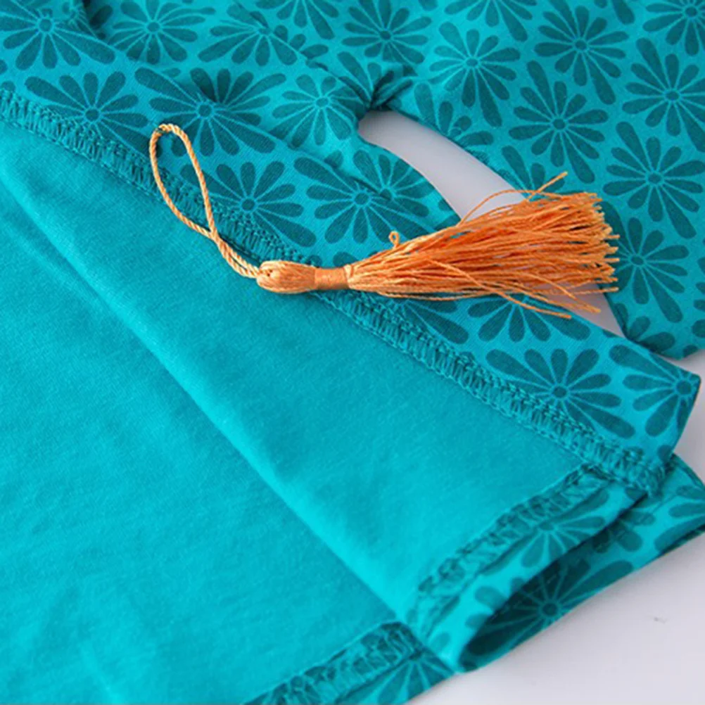 18 قطعة بذلة أطفال بأكمام طويلة من القطن كيمونو رومبير للأطفال الرضع ناعمة قابلة للتنفس يمكن ارتداؤها لعيد ميلاد اللعب اليومي