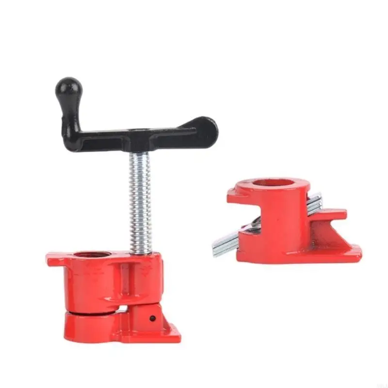 A9LA Antislip Heavy Duty Woodworking Pipe Clamps for Precise Gluing and Craft Project