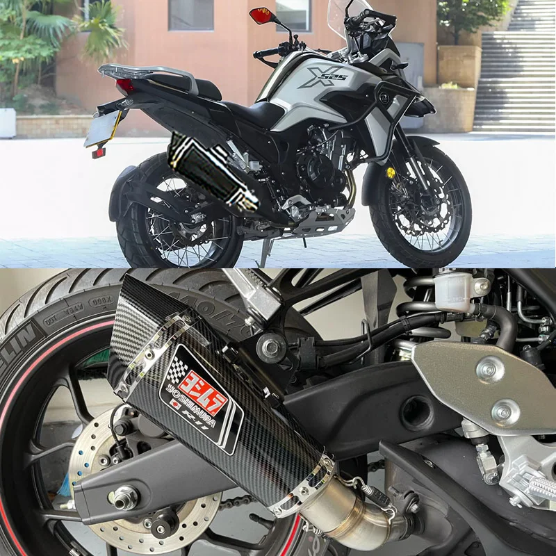 51mm Motorcycle For Everest Excelle 525X Exhaust Muffler Yoshimura FZ1 R6 R3 ZX6R ZX10R Z900 1000 CBR1000 GSXR1000 650 Nmax Tmax