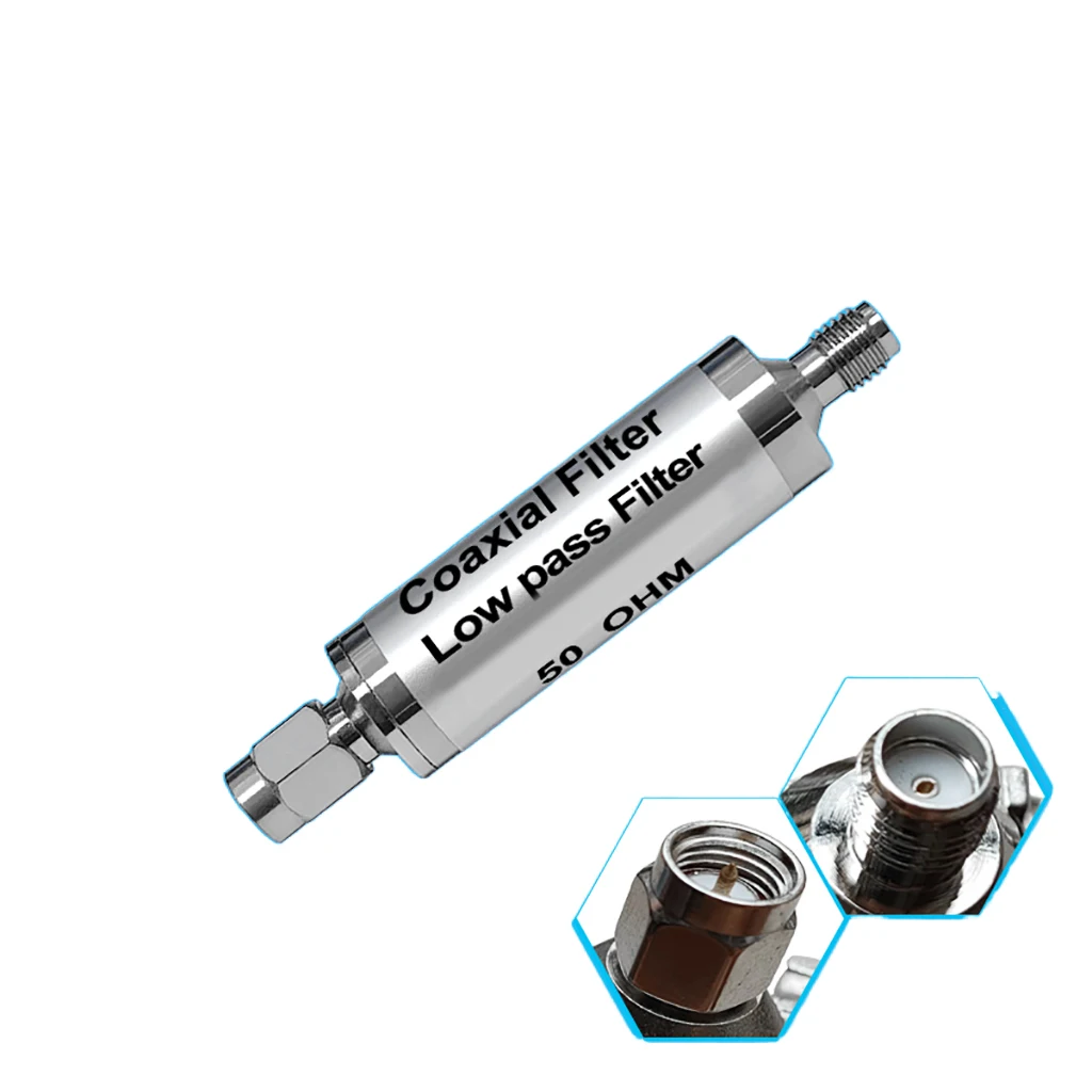 Low Pass Filter LC LPF 1MHz 1.5MHz 2MHz 3MHz 4MHz 5MHz 6MHz 7MHz 8MHz 9MHz SMA Male to Female Female to Female Coaxial Filter