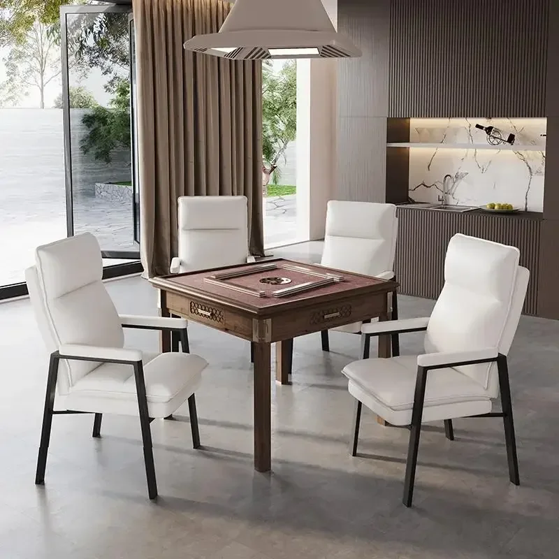 Teehaus-Mahjong-Stuhl für den Haushalt, bequem und nicht müde für lange Zeit, Stuhl mit hoher Rückenlehne