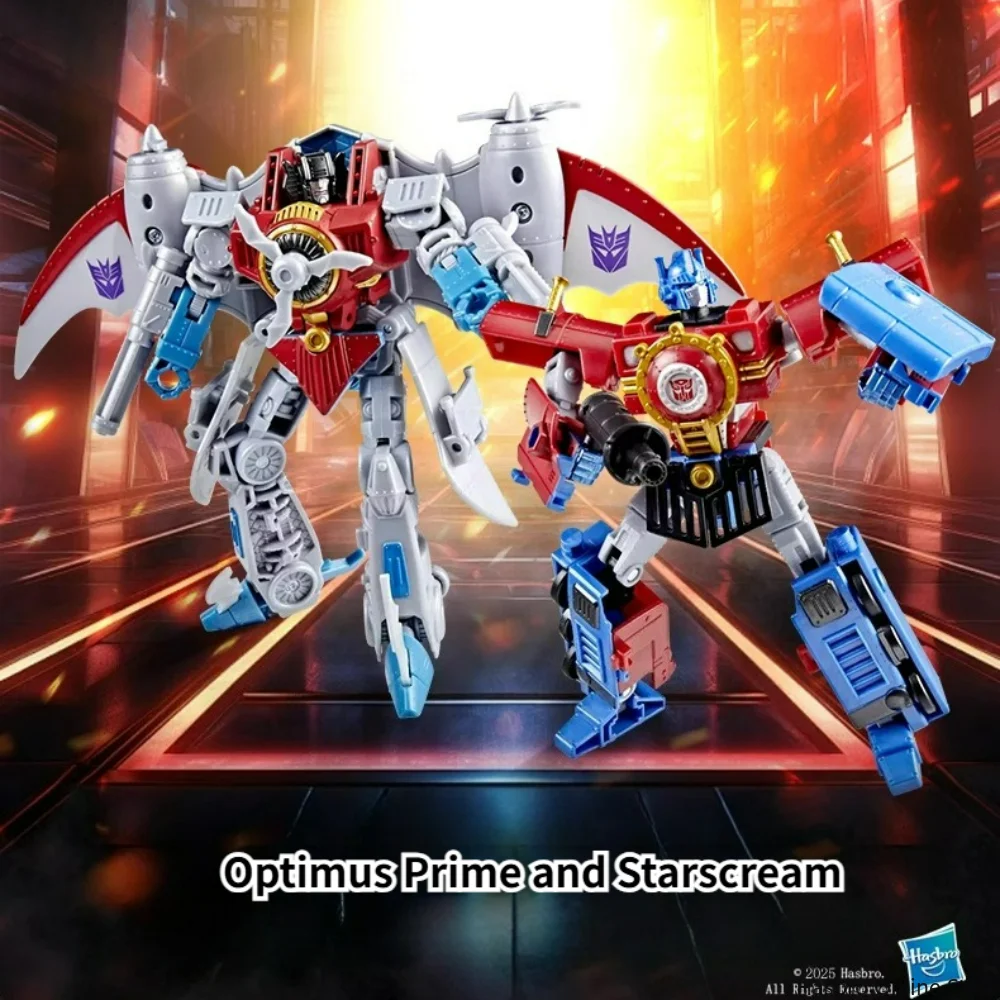 

Hasbro Transformers Timelines Comic Edition Optimus Prime and Starscream G1095