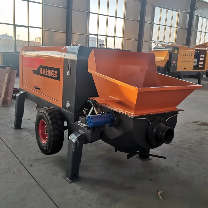 Diesel Engine Concrete Pump Machine Concrete Mixer with Pump Machine Precast Concrete Production