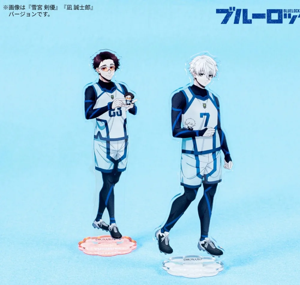 Blue Lock Yoichi Isagi Anime keychain Acrylic Stand Figure Model Desk Ornament Collection Home Decor Gift For Anime Lovers Fans