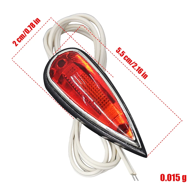 Electric scooter rear taillight turn signal LED taillight scooter safety light suitable for most models of Little Dolphin