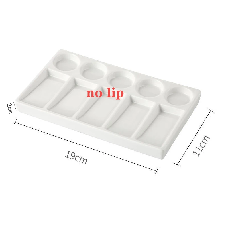 Dental lab Dentist Porcelain Mixing Plate Ceramic Palette No Cover Enclosed