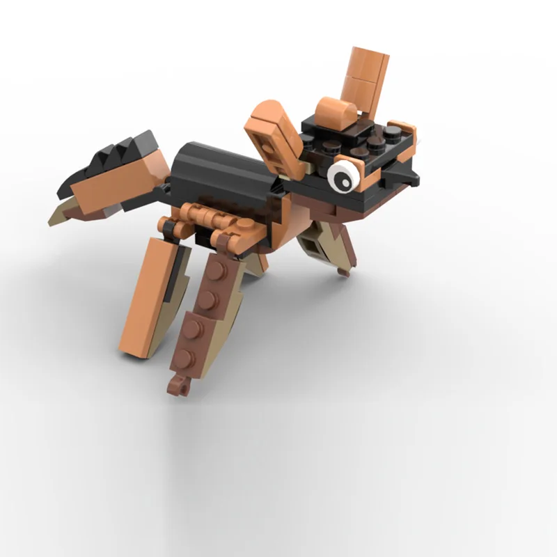 Creators Animal Series Model MOC Building Bricks Cute Small Fox Modular Technology Gifts Holiday Assemble Children Toys Suit view 2