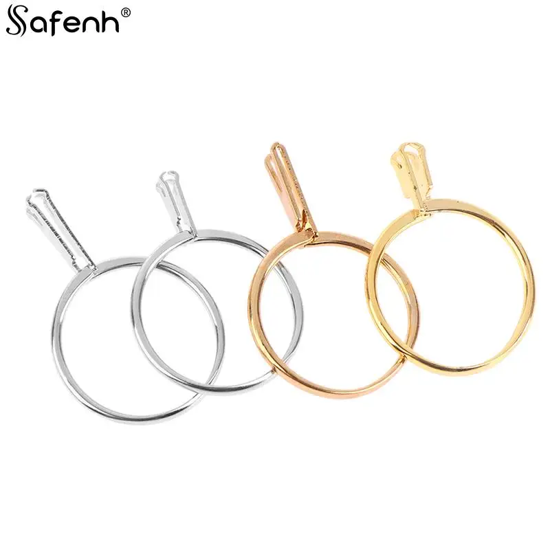 Spring Type Ring Stone Gemstone Diamond Holder Display Ring Diamond Four-Claw Gemstone Claw Meson Holder Jewelry Tool Equipments