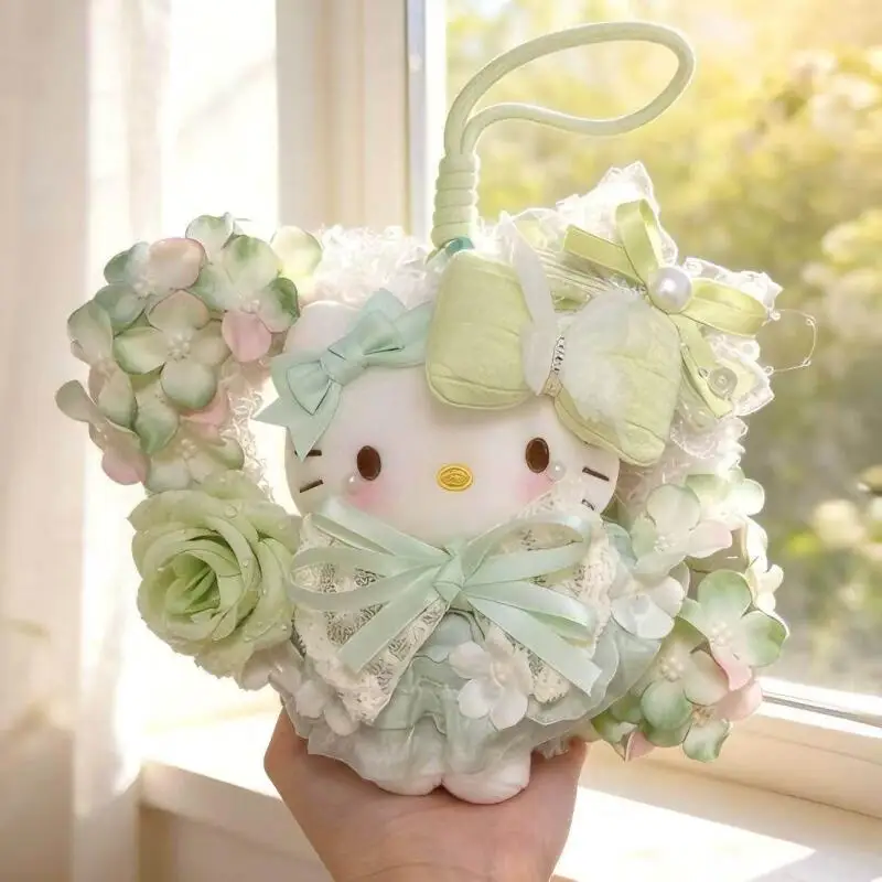 decoracao-de-bolsa-sanrio-original-hellokitty-acessorios-de-bolsa-de-pelucia-em-forma-de-bolo-verde-presentes-de-aniversario-para-criancas