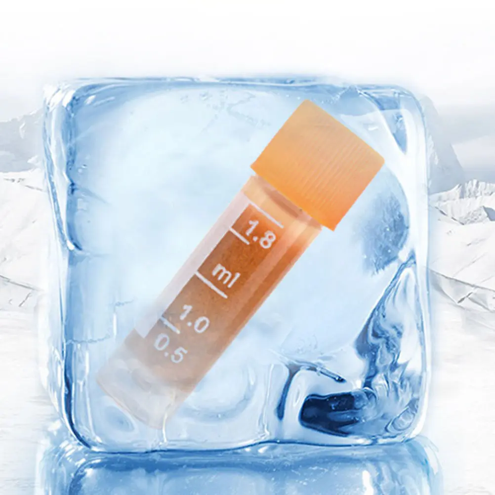 

Криовиалы объемом 1,8 мл: прочные прозрачные пластиковые пробирки для замораживания образцов, для лабораторных исследований и экспериментов