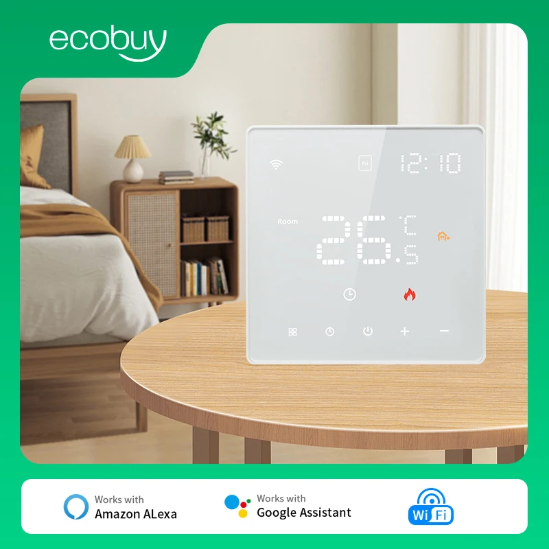 

Tuya Smart Thermostat Wifi Smart Home Warm Floor Thermostat Intelligent Thermostats Floor heating Google Home Alexa Smart Life