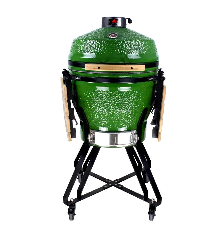 22inch Kimber Series Stone Pattern Luxury Kamado Grill Use in Houseyard with Special Hinge System