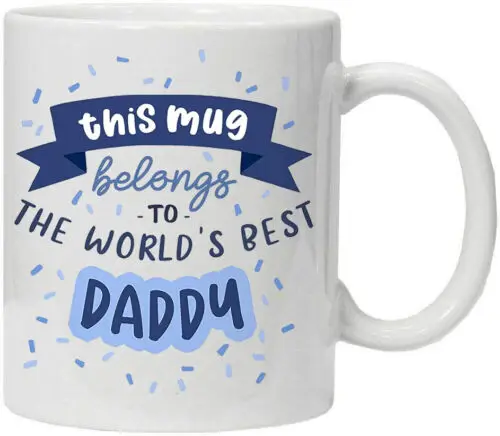 

Worlds best Dad mug Fathers day Gift Dad Present Birthday Mug