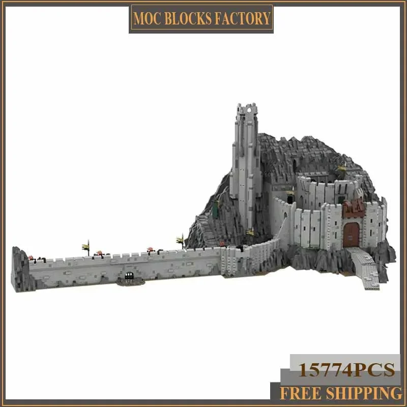 

Magical Rings Movie Model Moc Building Bricks UCS Castle Deep Valley Technology Blocks Gifts Christmas Toys DIY Sets Assembly