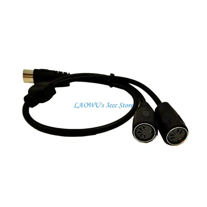 

Y8AD MIDI Sync Cable Male to Female DIN 5-Pin Splitter Y Adapter MIDI Cable