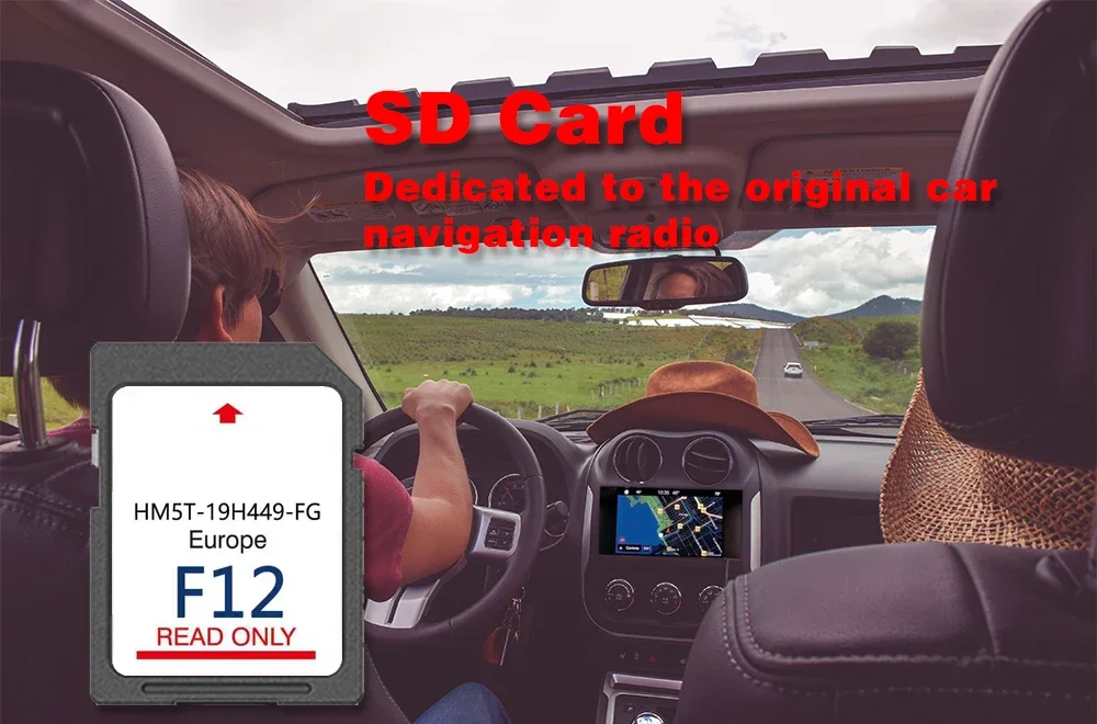F12 SD Map Card for Ford Mondeo 10/2014-03/2016 Navigtion GPS NEWEST Albania Germany Card