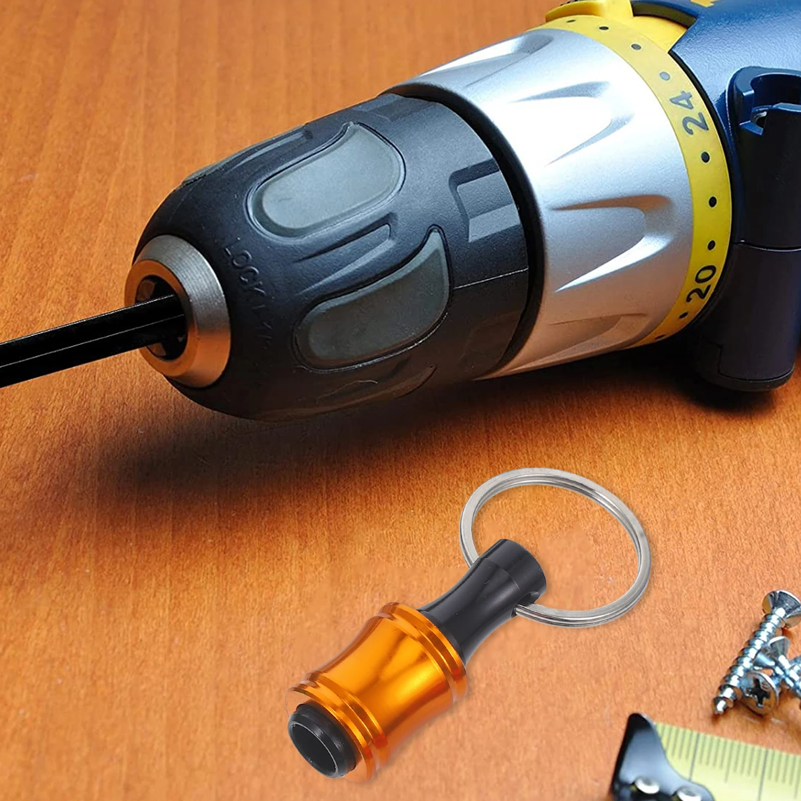 6 قطعة الفولاذ المقاوم للصدأ المقبس تمديد قضيب 1/4 بوصة الإفراج السريع بت حامل المفاتيح مقبض المحمولة مثقاب الخشب تمديد أداة