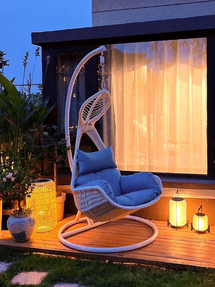 The product can be customized.Balcony hanging basket chair indoor swing online celebrity hammock single hanging chair