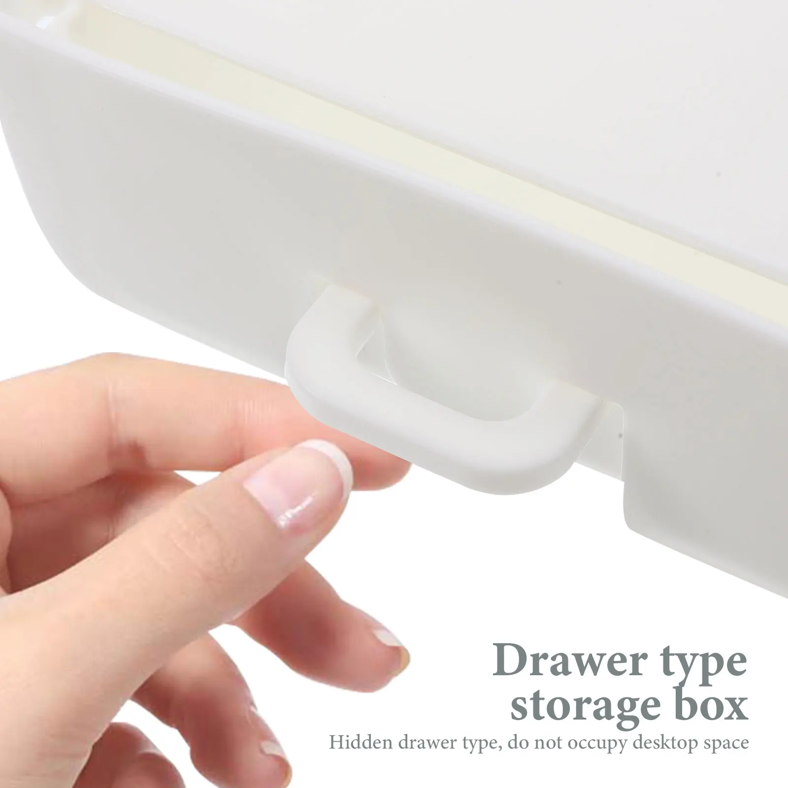 

Drawer Storage Box Organizer with Drawers Desktop Plastic Stationary for Pencil Office