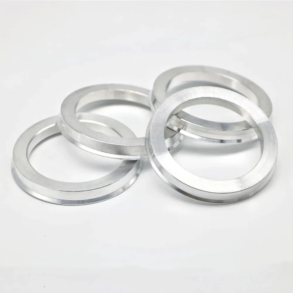 حلقات مركزية مركزية من الألومنيوم ، تجويف عجلة ، ID ، من أجل our ، OD ، 4 من من من الألومنيوم