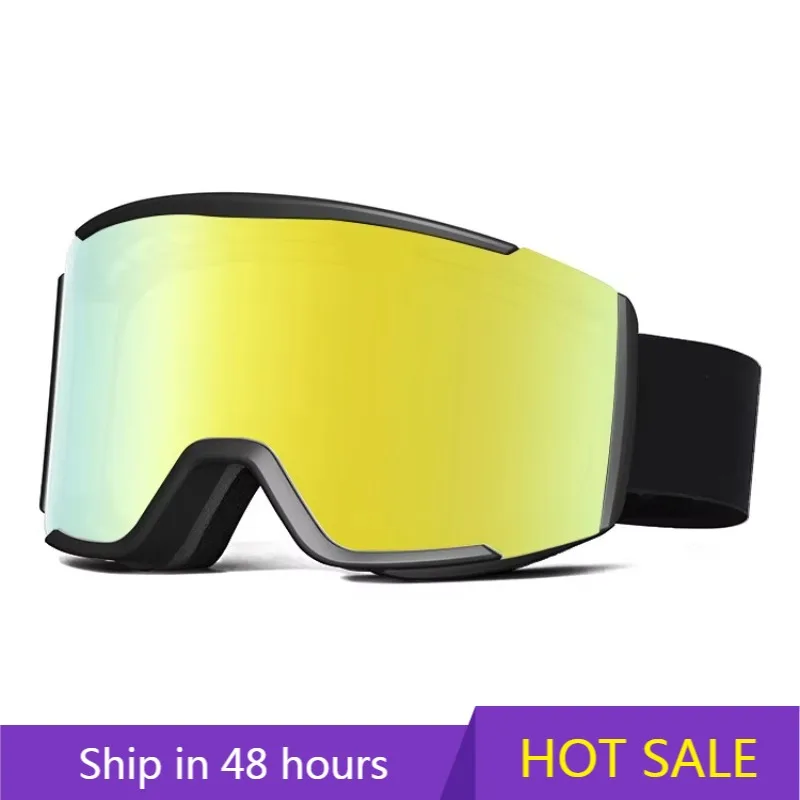 

POWER LEAP Eco-Friendly PC Lenses Ski Goggles Wholesale Anti-Fog Magnetic Removable Cylindrical Lens for Men