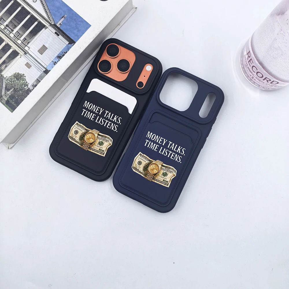 Luxury Watch Quote - Luxury Dollar Gold Watch Wallet Card