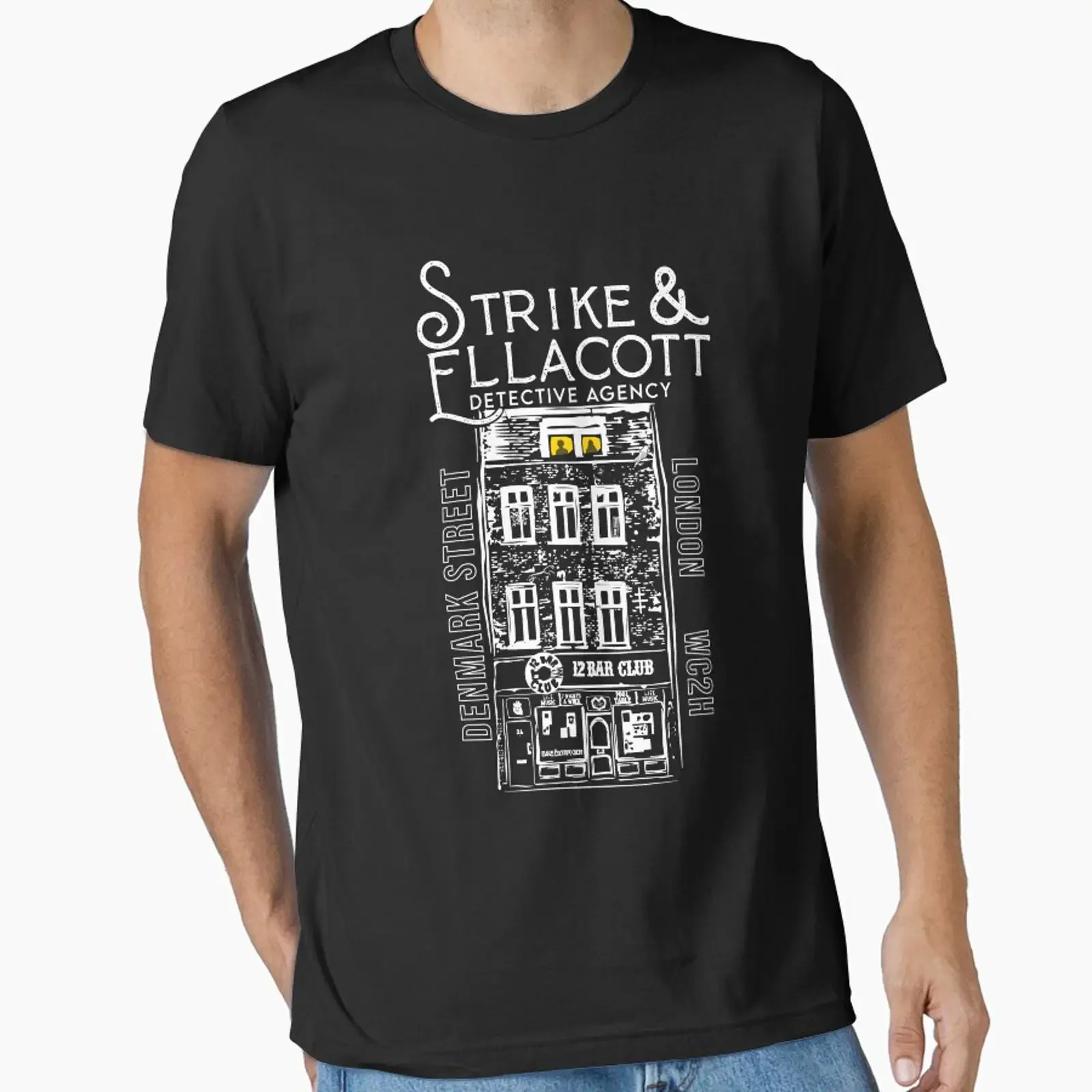 Cormoran Strike and Robin Ellacott designed sold by MorvernDesigns vintage Washed designer clothes Unisex Versatile Breathable