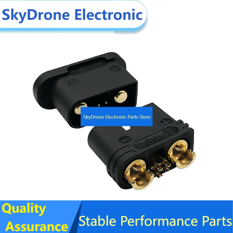 SkyDElRJX 1pair QS9-S Connector Black High Current Anti Spark Connector Male Female