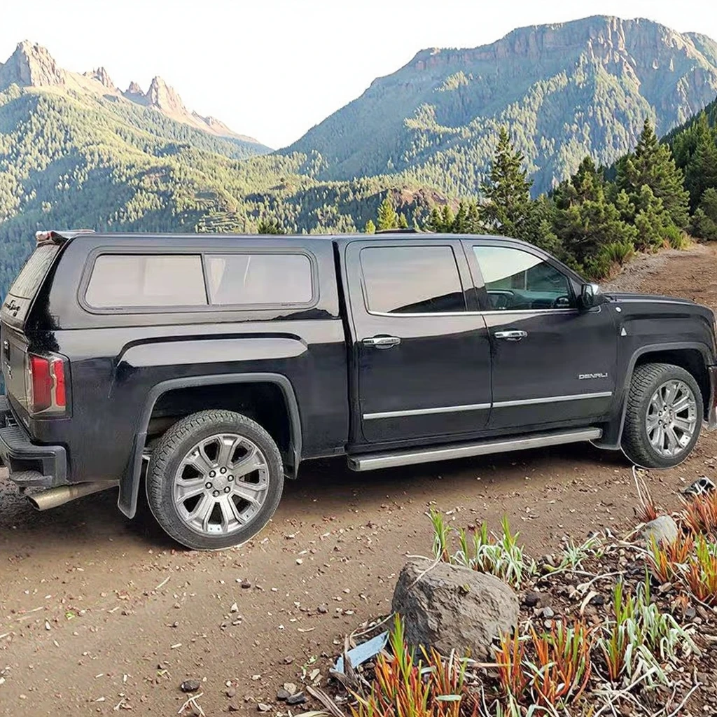 

High Quality Aluminum Alloy Foldable Hardtop Cargo Bed Cover Waterproof Truck Roof Canopy for GMC Canyon 2024 Off-Road Pickup