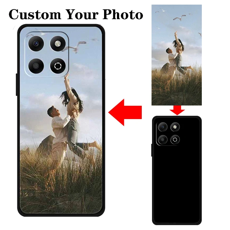 Customized DIY Soft TPU Protect Phone Case For ZTE Blade A35 A55 A75 A54 A53 A73 A34 A33S A53 Pro Plus A73 A72 5G 4G Cover A 54
