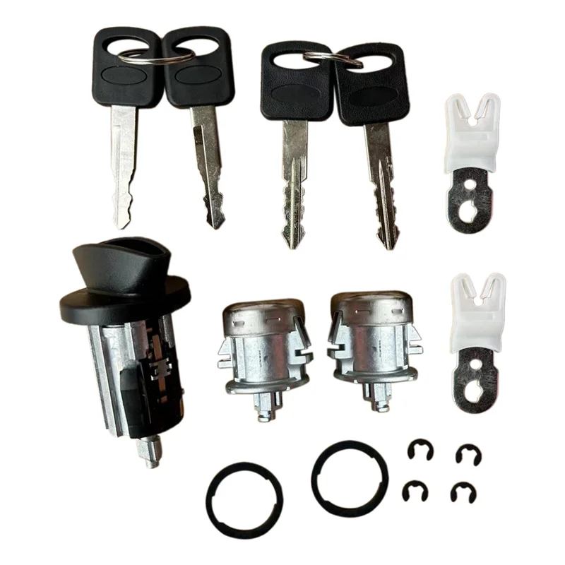 

Car Door Lock Door Lock Cylinder & Keys Door Lock For Ford F150 F350 F2501997-1999 Super Duty 7C3Z1521990A-X59A