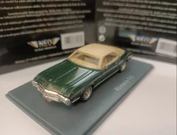 Neo 1:87 Riviera GS HT Coupe Dark Green Vintage Car Simulation Limited Edition Resin Metal Static Car Model Toy Gift