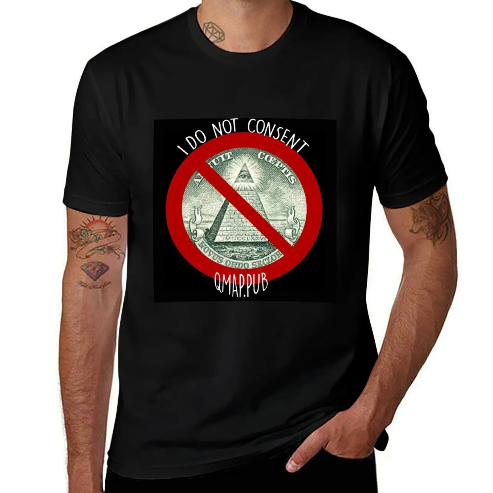 

I do not consent T-Shirt man t shirts for men funny t shirts cotton T-Shirt