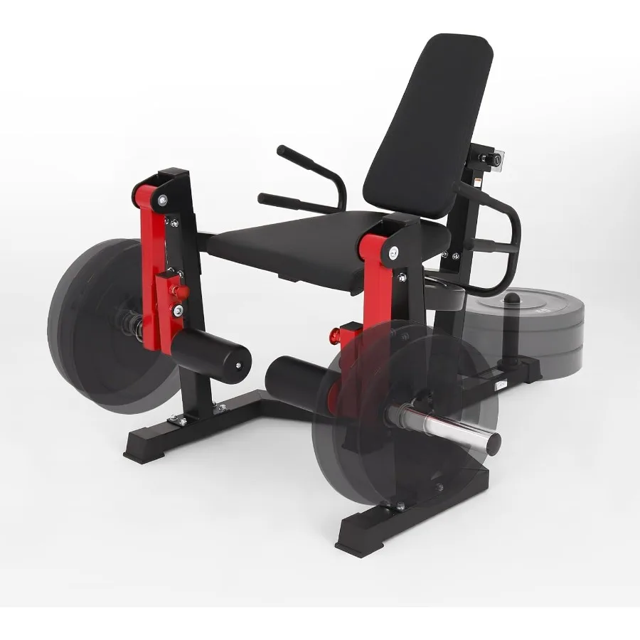 3-in-1-Beinverlängerungs- und Lockenmaschine, Trenn-Einzelbeinverlängerung, Standbein-Curl, Beintraining, verstellbare Bank, Plattenaufbewahrung
