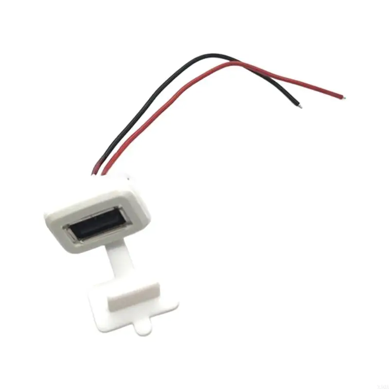 Industrial USB2.0 Female Connectors Waterproof and Dustproof Female Adapter Plastic Texture for Harsh Environment Use 