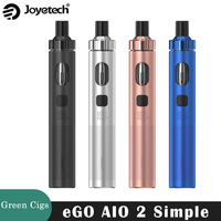 Original Joyetech eGO AIO 2 Kit Simple Packing Edition 20W 1700mAh Battery 2ML Cartridge BFC Mesh coil E Cigarette Vaporizer