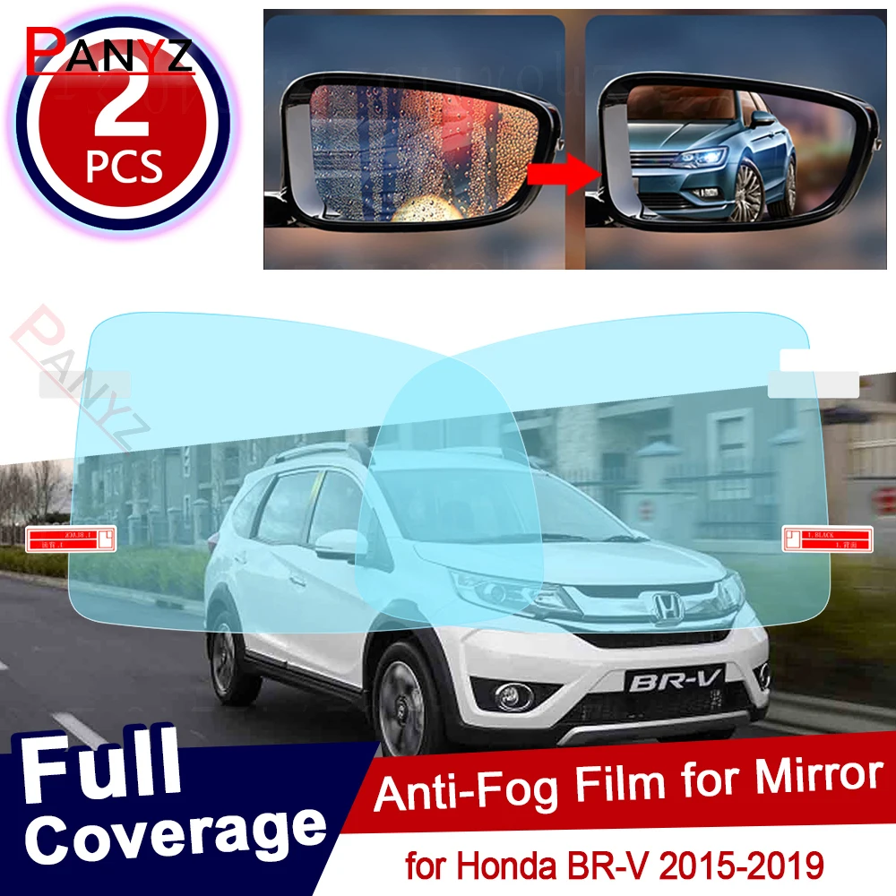 Para Honda BR-V cubierta completa película antiniebla espejo retrovisor películas transparentes accesorios de coche pegatinas BRV BR V 2015 2016 2017 2018 2019