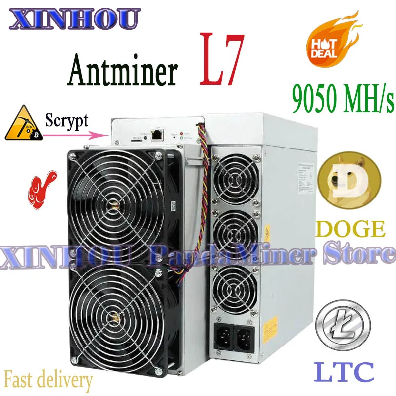 Nuovo Antminer L7 miner 9050MH/s LTC DOGE Litecoin Dogecoin mining meglio di ASIC L3 Goldshell LT5 X5 Mini-DOGE Innosilicon A6