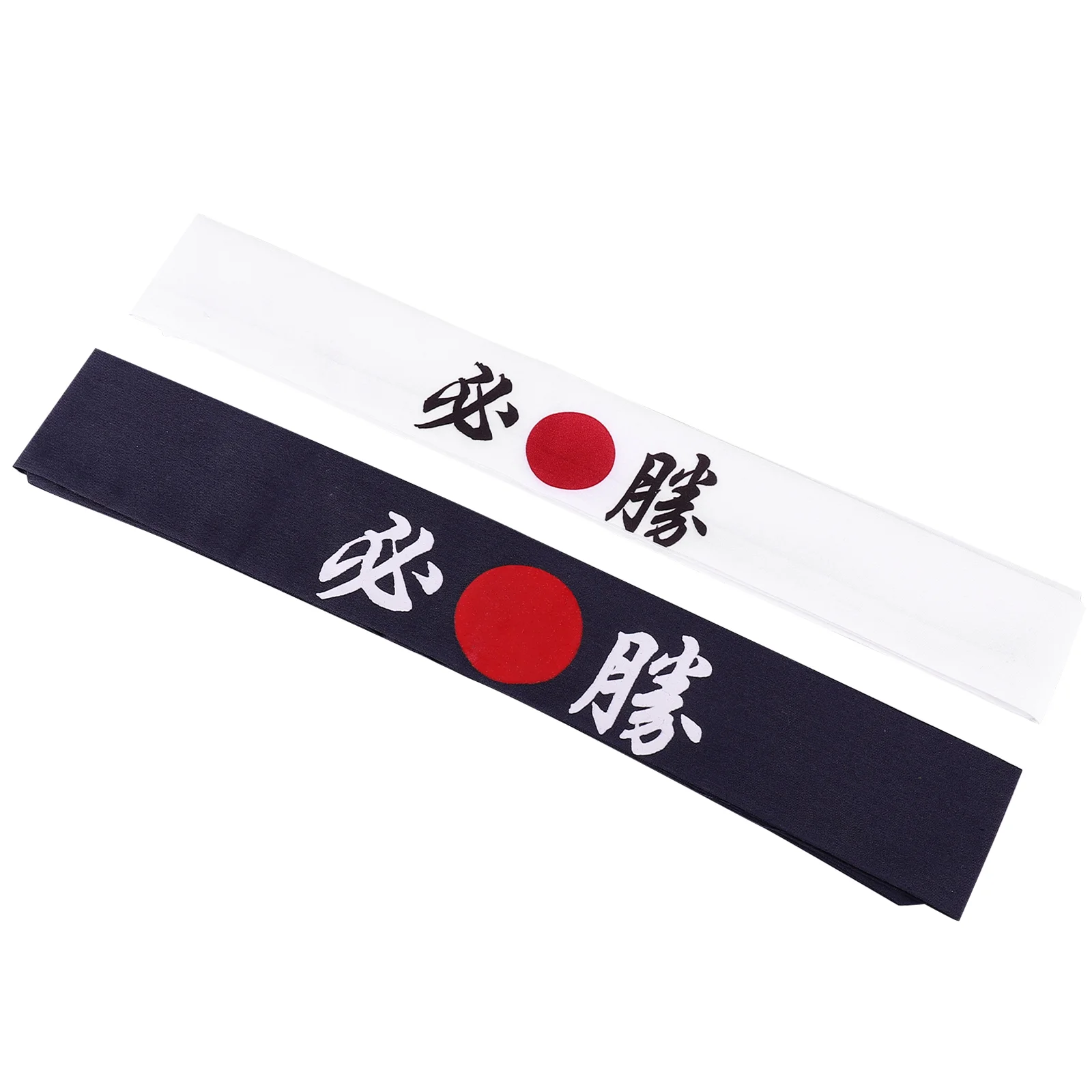 2 Pcs Winning Headscarf Japanese Headband Headgear Sushi Cooking Costume Karate Supply Cotton Cooker Chef Miss