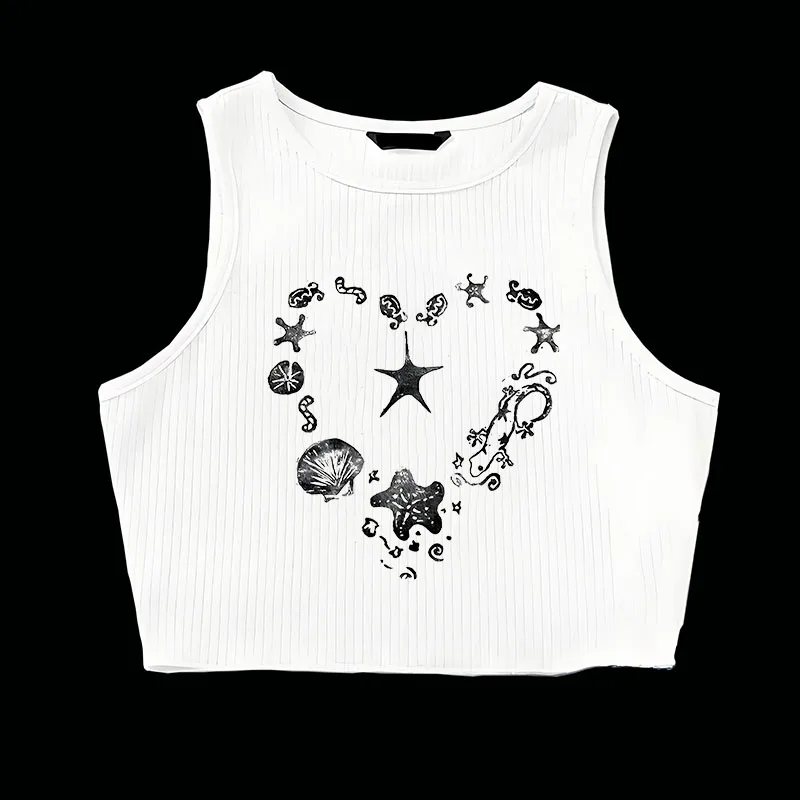 

Винтажные тонкие укороченные топы в стиле панк Y2k, одежда с буквенным графическим принтом, топ в стиле гранж, камзол, женская одежда, топы на бретелях 2000-х, детские футболки