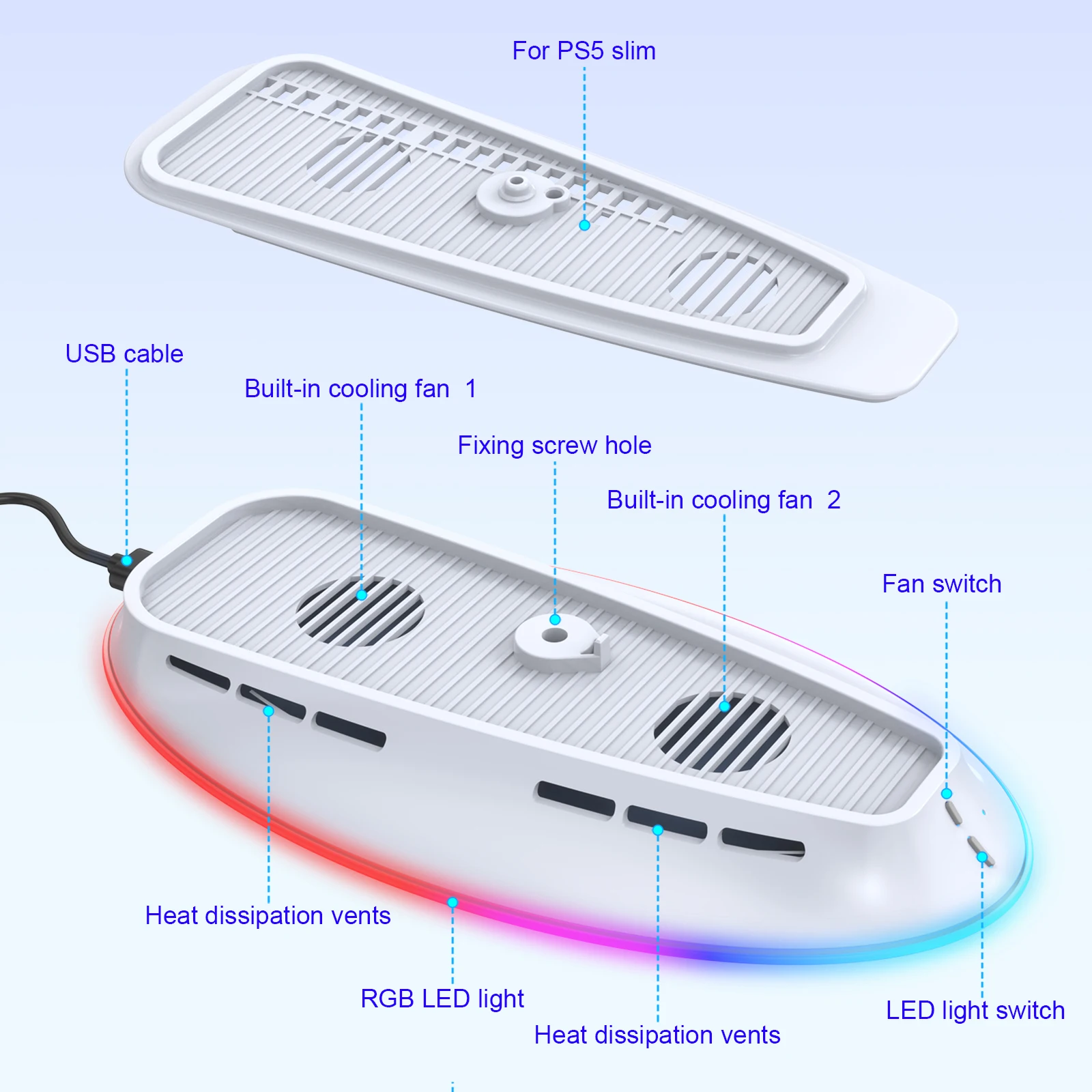 Thumbnail 2 - #41 Cheap PS5 Cooling Stations Worth Buying