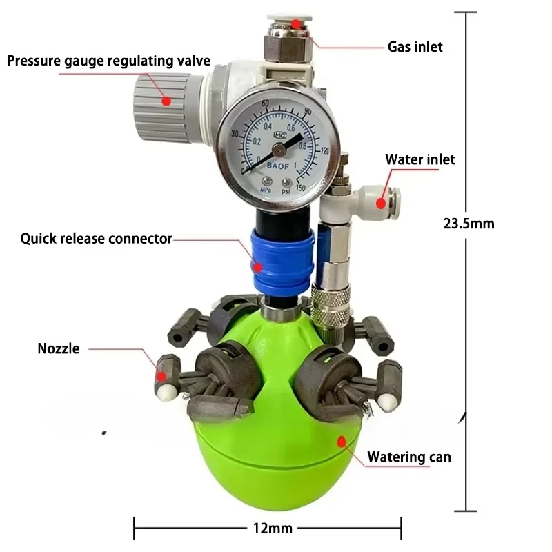 High Quality Dry Fog Mist Cooling System Dry Fog Humidifier Home Garden Fine Mist Air Atomizing Nozzle Sprayer Non-Wetting