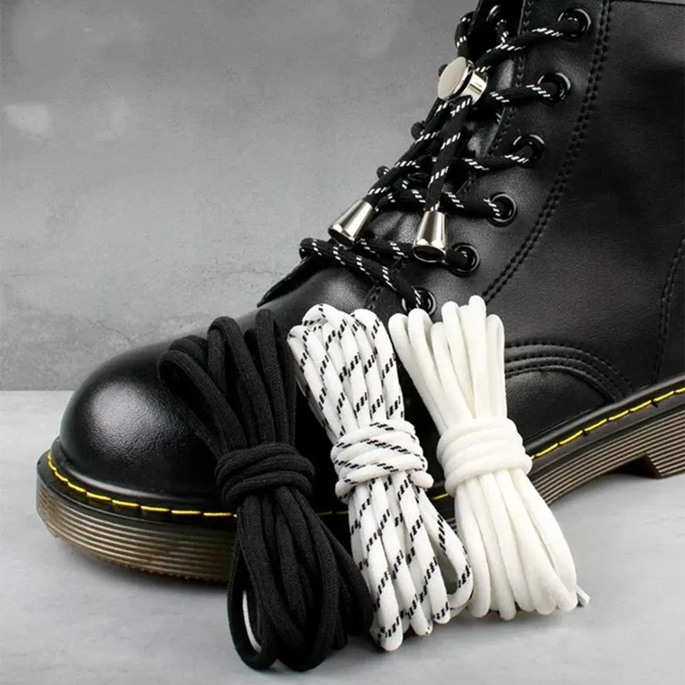 1Pair Creative Locking No Tie Shoelaces Stretching Rubber Bands Metal Lock Laces Man Women Sneakers Quick Shoelaces