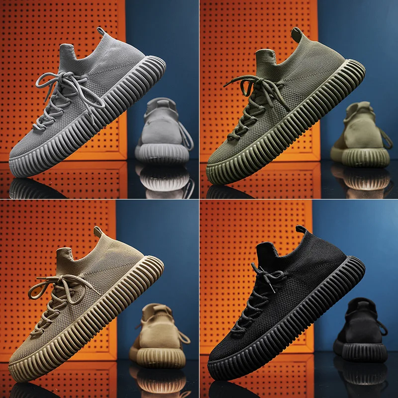 2023 suola per pneumatici scarpe da uomo comode calze traspiranti in rete indossabili scarpe scarpe Casual leggere Sneakers uomo Tenis Masculino