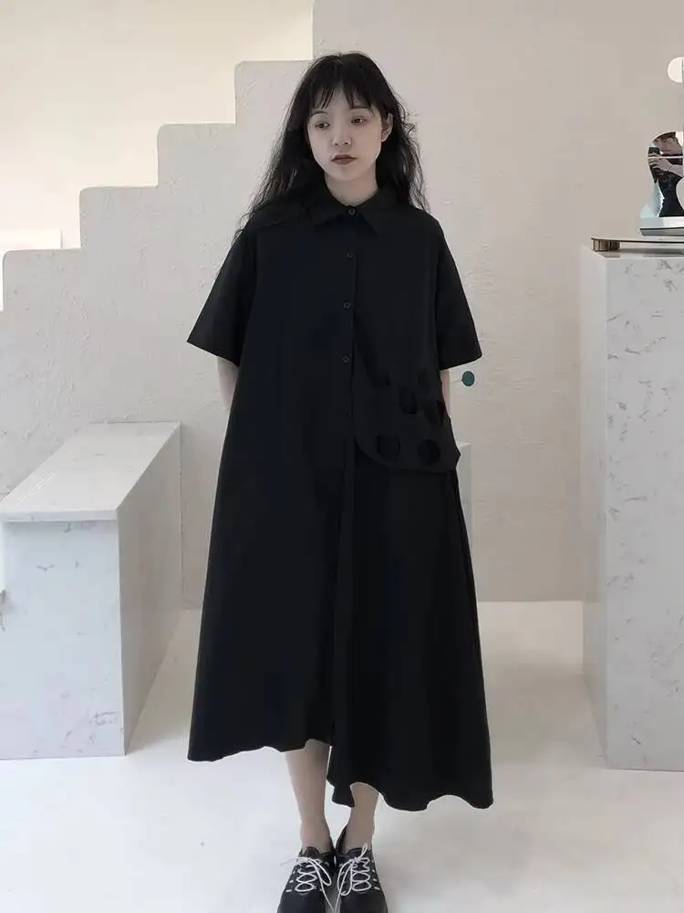 

Ladies Dress Summer New Classic Dark Fashion Popular Symmetrical Design Casual Loose Large Size Skirt