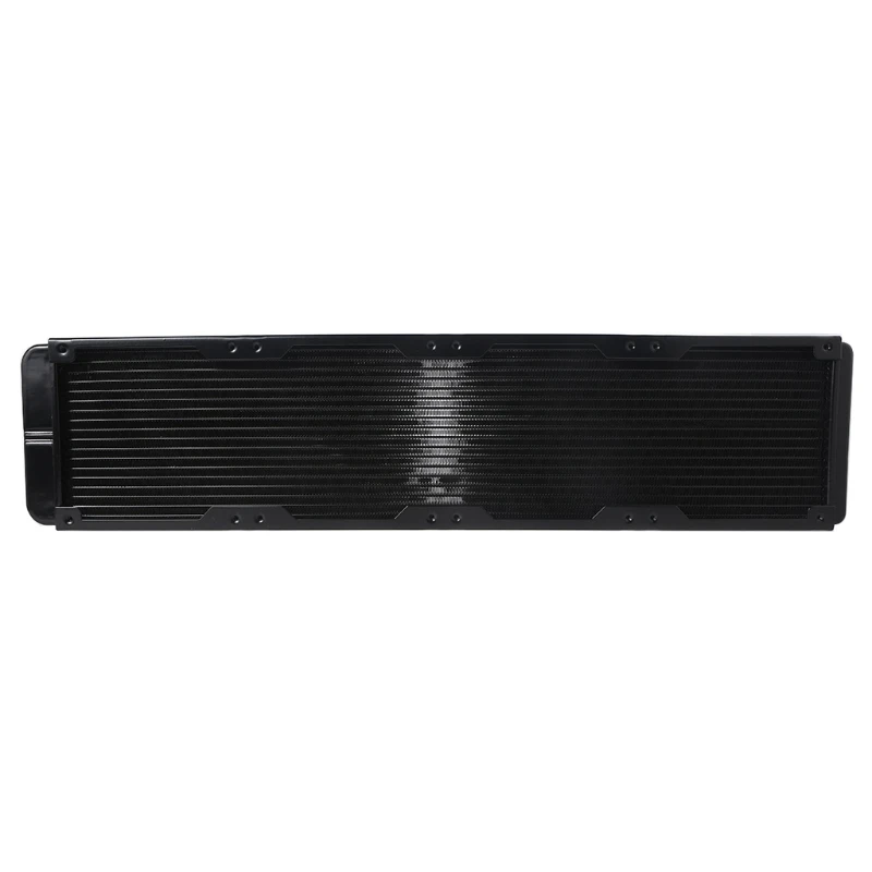 G1/4 Thread 480mm PC Water Heat Exchanger Computer Aluminum Heat Radiator Heat Sink for Computer Water Cooling System Dropship