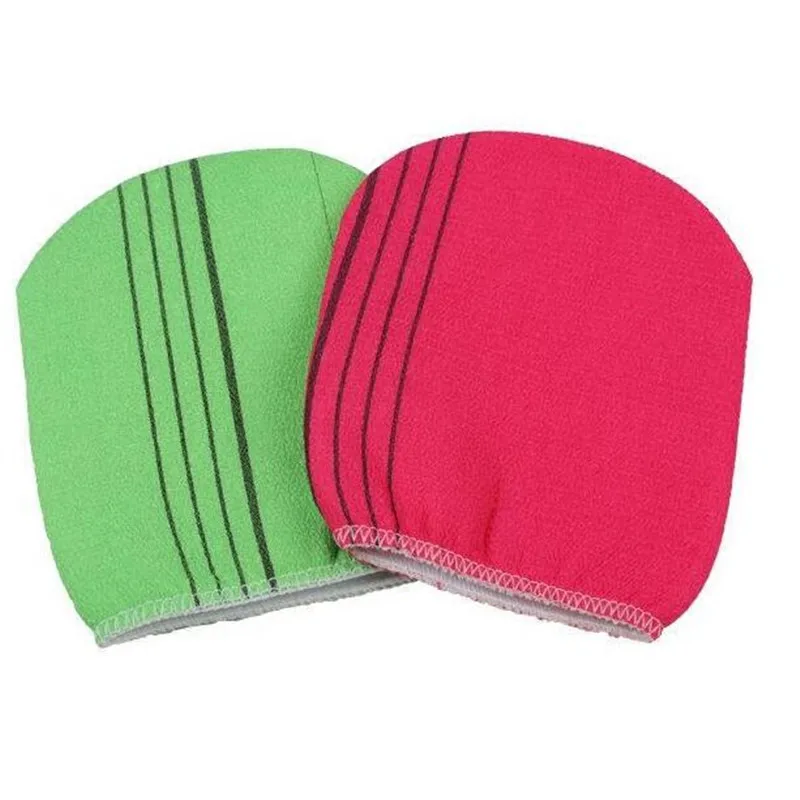 10 pcs/lot italy towel korea glove viscose scrub mitt body scrub glove kessa mitt exfoliating tan glove Free shipping