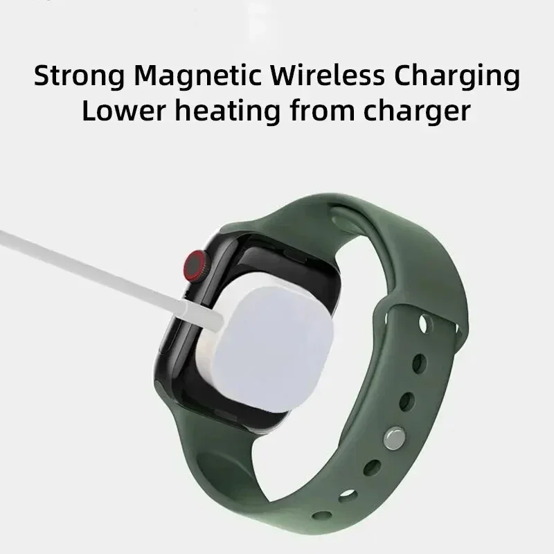 USB Type C PD Magnetic Wireless Charger for IWatch 9/8/7/6/5/SE Portable Fast Charging Station for Apple Watch Series Ultra