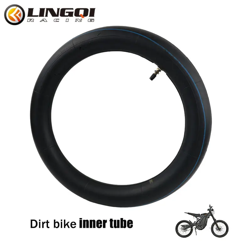 

LINGQI Pit Dirt Bike 14 Inch 3.00-14 Inner Tube Waterproof Tire for Off-Road Scooter E-Bike Motorcycle Rear Wheel Replacement