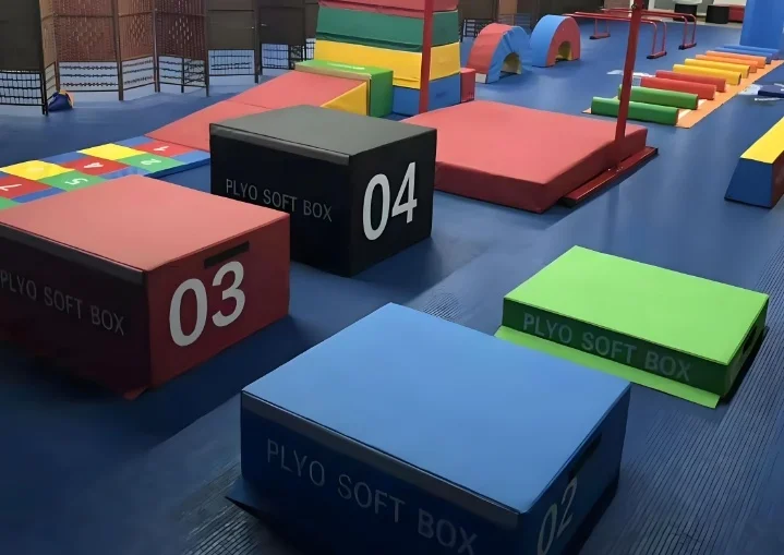 مصنع الجملة أفضل نوعية أجهزة لياقة بدنية 3 في 1 صندوق القفز اللياقة البدنية الخشبي لممارسة الرياضة